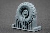 ScaleX WM 35020S L. Rover 88 6.5 small Sagged wheel set (for AK-Interactive) 1/35